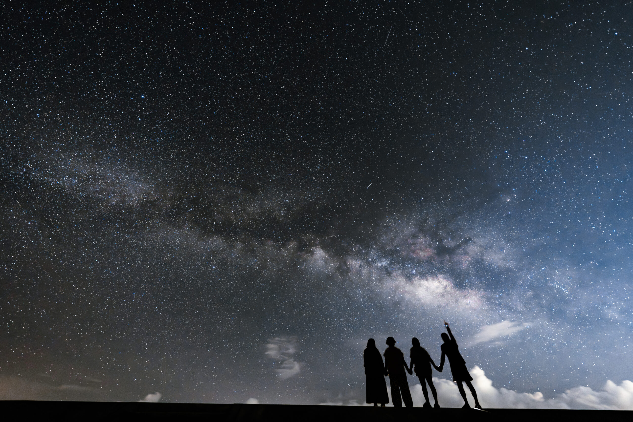 沖縄の古宇利島で撮影した天の川の星空フォト
